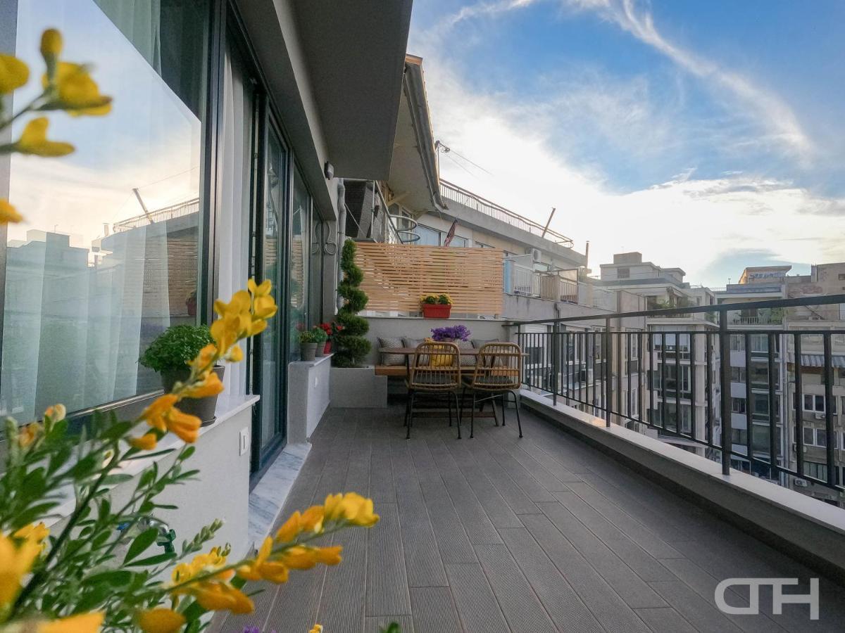 Luxury 80M2 Apartment With Balcony Downtown เทสซาโลนิกิ ภายนอก รูปภาพ