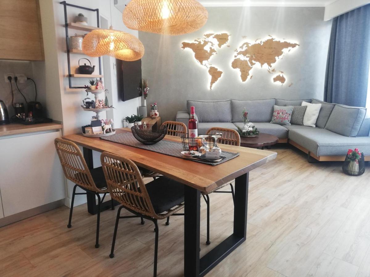 Luxury 80M2 Apartment With Balcony Downtown เทสซาโลนิกิ ภายนอก รูปภาพ